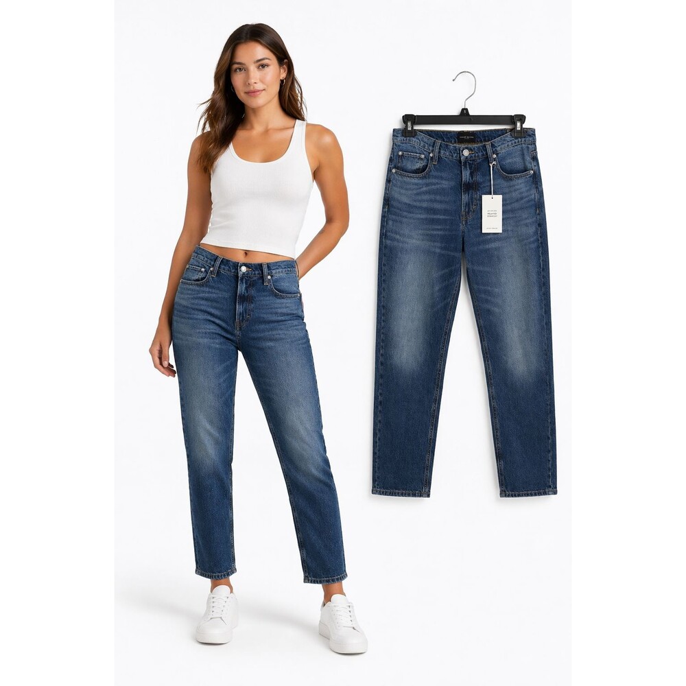 New Lucky Brand Boy Mid Rise Relaxed Straight Jeans Size 10